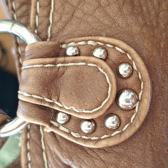 Red by Marc Ecko Soft Pebbled Vegan Leather Hobo Slouch Bag - Picture 15 of 17